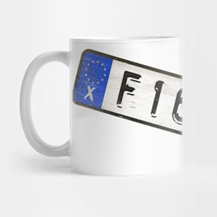 Fighter - License Plate Mug